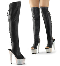 Cargar imagen en el visor de la galería, Tacones Pleaser BEJEWELED-3019DM-7 Negro Piel Sintética