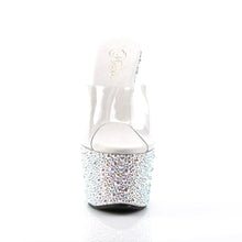 Cargar imagen en el visor de la galería, Tacones Pleaser BEJEWELED-701MS Transparente Plata