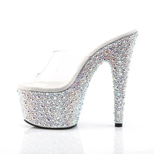 Cargar imagen en el visor de la galería, Tacones Pleaser BEJEWELED-701MS Transparente Plata