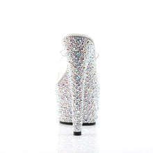 Cargar imagen en el visor de la galería, Tacones Pleaser BEJEWELED-701MS Transparente Plata