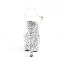 Cargar imagen en el visor de la galería, Tacones Pleaser BEJEWELED-708MS Transparente Plata