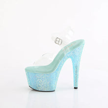 Carregar imagem no visualizador da galeria, Tacones Pleaser BEJEWELED-708RRS Transparente Aguamarina