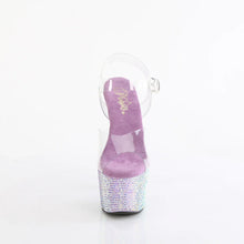 Cargar imagen en el visor de la galería, Tacones Pleaser BEJEWELED-708RRS Transparente Lavanda