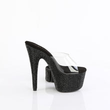 Cargar imagen en el visor de la galería, Tacones Pleaser BEJEWELED-712RS - Transparente / Strass negro