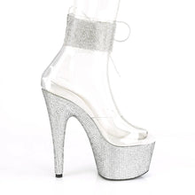 Load image into Gallery viewer, Tacones Pleaser BEJEWELED-724RS Transparente Plata