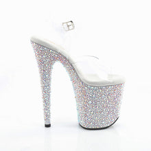 Cargar imagen en el visor de la galería, Tacones Pleaser BEJEWELED-808MS - Transparente Strass Plata