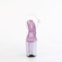 Cargar imagen en el visor de la galería, Tacones Pleaser BEJEWELED-808RRS - Transparente / Strass lavanda