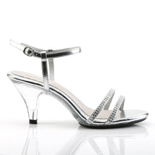 Load image into Gallery viewer, Tacones Fabulicious BELLE-316 Plata Pu Transparente
