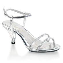 Load image into Gallery viewer, Tacones Fabulicious BELLE-316 Plata Pu Transparente