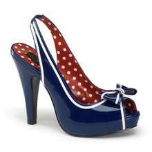 Cargar imagen en el visor de la galería, Tacones Pin Up Couture BETTIE-05 Navy Azul Charol