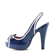Cargar imagen en el visor de la galería, Tacones Pin Up Couture BETTIE-05 Navy Azul Charol