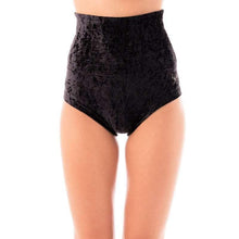 Cargar imagen en el visor de la galería, Shorts de cintura alta Betty Velvet Dragonfly