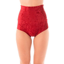 Cargar imagen en el visor de la galería, Shorts de cintura alta Betty Velvet Dragonfly