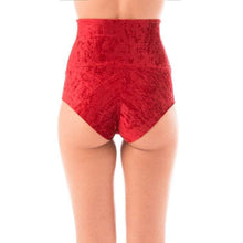 Cargar imagen en el visor de la galería, Shorts de cintura alta Betty Velvet Dragonfly