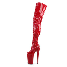 Carregar imagem no visualizador da galeria, Tacones Pleaser BEYOND-4000 Rojo Stretch Charol