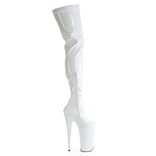 Cargar imagen en el visor de la galería, Tacones Pleaser BEYOND-4000 Blanco Str Charol