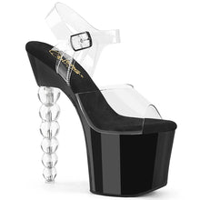 Cargar imagen en el visor de la galería, Tacones Pleaser BLISS-708 Transparente Negro