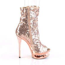 Load image into Gallery viewer, Tacones Pleaser BLONDIE-R-1008 Oro Rosa Sequins
