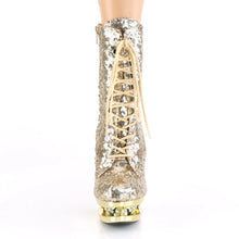 Load image into Gallery viewer, Tacones Pleaser BLONDIE-R-1020 Dorado Sequins Cromo