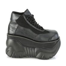 Cargar imagen en el visor de la galería, Zapatos con plataforma Demonia BOXER-01 Negro Piel vegana