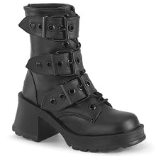 Cargar imagen en el visor de la galería, Botines Demonia BRATTY-118 Negro Piel vegana