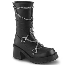 Load image into Gallery viewer, Botas Demonia BRATTY-120 Negro Piel vegana