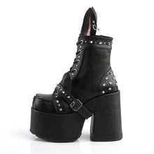 Carregar imagem no visualizador da galeria, Botines Demonia CAMEL-202 Negro Piel vegana
