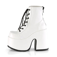 Cargar imagen en el visor de la galería, Botines Demonia CAMEL-203 Blanco Piel vegana