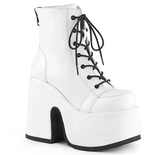 Cargar imagen en el visor de la galería, Botines Demonia CAMEL-203 Blanco Piel vegana