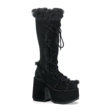 Cargar imagen en el visor de la galería, Botas Demonia CAMEL-311 Negro Ante vegano