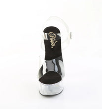 Cargar imagen en el visor de la galería, Tacones Pleaser CAPTIVA-608 Transparente Negro
