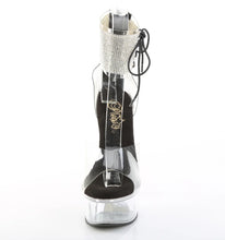 Load image into Gallery viewer, Tacones Pleaser CAPTIVA-624RS Transparente Negro