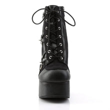 Cargar imagen en el visor de la galería, Botines Demonia CHARADE-100 Negro Piel vegana-Suede
