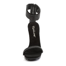 Carregar imagem no visualizador da galeria, Tacones Fabulicious CHIC-40 Negro Nubuck Pu