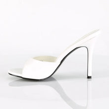 Carregar imagem no visualizador da galeria, Tacones Pleaser CLASSIQUE-01 Blanco Kid Pu
