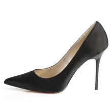 Cargar imagen en el visor de la galería, Zapatos Pleaser CLASSIQUE-20 Negro Satin