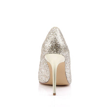 Cargar imagen en el visor de la galería, Zapatos Pleaser CLASSIQUE-20 Dorado Purpurinay Lamé