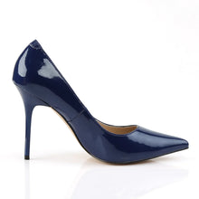 Cargar imagen en el visor de la galería, Zapatos Pleaser CLASSIQUE-20 Navy Azul Charol