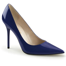 Cargar imagen en el visor de la galería, Zapatos Pleaser CLASSIQUE-20 Navy Azul Charol