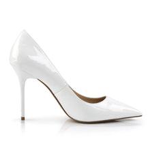 Load image into Gallery viewer, Zapatos Pleaser CLASSIQUE-20 Blanco Charol