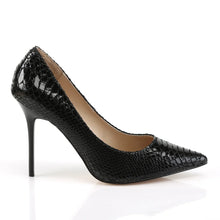 Load image into Gallery viewer, Zapatos Pleaser CLASSIQUE-20SP Negro Snake Print