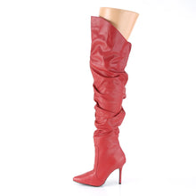 Load image into Gallery viewer, Tacones Pleaser CLASSIQUE-3011 Rojo Piel Sintética