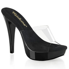 Cargar imagen en el visor de la galería, Tacones Fabulicious COCKTAIL-501 Transparente Negro