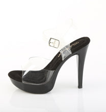 Cargar imagen en el visor de la galería, Tacones Fabulicious COCKTAIL-508 - Transparente / Negro