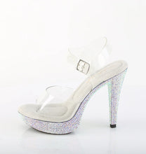 Load image into Gallery viewer, Tacones Fabulicious COCKTAIL-508DM Transparente Plata