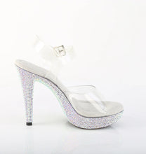 Load image into Gallery viewer, Tacones Fabulicious COCKTAIL-508DM Transparente Plata