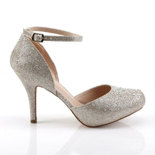 Cargar imagen en el visor de la galería, Zapatos Fabulicious COVET-03 Nude Purpurina Fabric