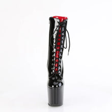 Cargar imagen en el visor de la galería, Tacones Pleaser CRAZE-1040FH Negro Rojo Charol
