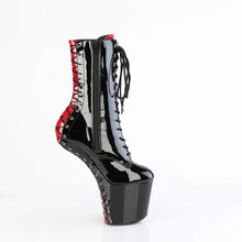 Cargar imagen en el visor de la galería, Tacones Pleaser CRAZE-1040FH Negro Rojo Charol