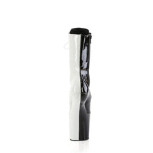 Load image into Gallery viewer, Tacones Pleaser CRAZE-1040TT Negro Blanco Charol